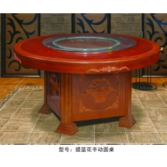 勝芳餐桌椅 轉盤桌 實木旋轉大餐臺 桌面 桌架  實木餐桌椅 實木餐臺椅 中式餐桌椅 實木餐桌椅組合批發 木質家具 餐廳家具中式家具  長松家具