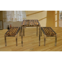 勝芳原生態火燒木家具批發 主題酒店桌椅 實木餐桌餐椅批發 桌面 戶外實木餐桌椅 原生態酒店家具 酒店家具 和合家具