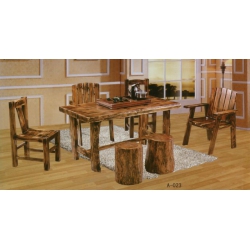 勝芳原生態火燒木家具批發 主題酒店桌椅 實木餐桌餐椅批發 桌面 戶外實木餐桌椅 原生態酒店家具 酒店家具 和合家具