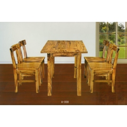 勝芳原生態火燒木家具批發 主題酒店桌椅 實木餐桌餐椅批發 桌面 戶外實木餐桌椅 原生態酒店家具 酒店家具 和合家具