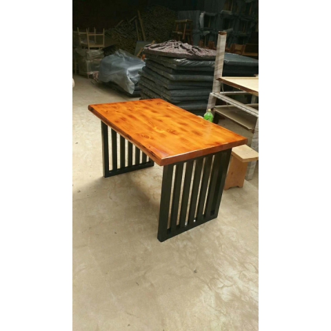 勝芳原生態火燒木家具批發 主題酒店桌 實木餐桌餐批發 桌面 戶外實木餐桌 戶外酒店家具 酒店家具 和合家具