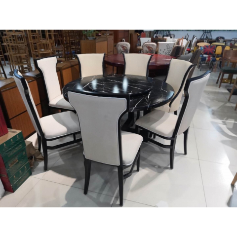 勝芳餐桌椅 桌面  實木餐桌椅 實木餐臺椅 中式餐桌椅 實木餐桌椅組合批發 木質家具 餐廳家具中式家具 長松家具