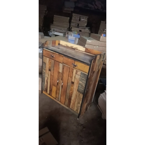 勝芳酒水柜批發 實木餐邊柜 簡易茶水櫥柜 酒水柜 帶抽屜儲物碗柜 鳳陽家具