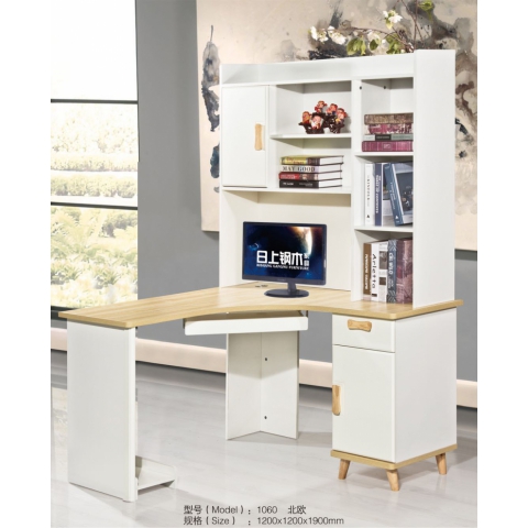 勝芳電腦桌書柜批發，板式烤漆書架電腦桌，烤漆書柜，博古架，免漆電腦桌，免漆博古架。日上家具