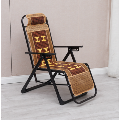 勝芳躺椅批發休閑椅折疊椅鐵制躺椅午睡椅老人躺椅懶人椅戶外家具休閑家具書房家具中正陽家具