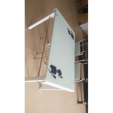 勝芳餐桌 玻璃餐桌 玻璃餐臺 小戶型餐桌 鋼化玻璃餐桌 熱彎玻璃餐桌 時尚簡約 餐廳家具 餐廚家具批發 森之博家具