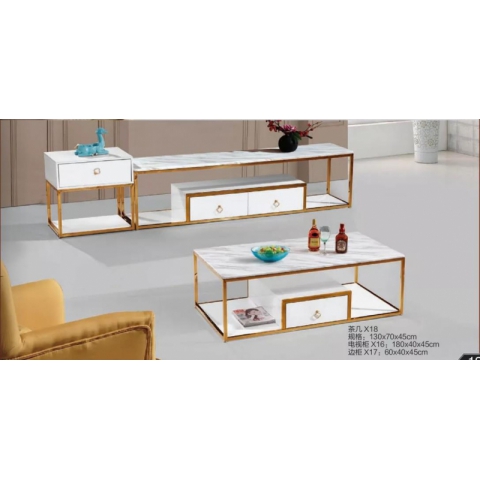 勝芳茶幾批發 不銹鋼茶幾 小茶幾 玻璃茶幾 咖啡桌 咖啡臺 飲品店桌 客廳家具  鑫富成家具