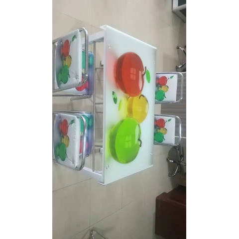 勝芳餐桌 玻璃餐桌 玻璃餐臺 小戶型餐桌 鋼化玻璃餐桌 熱彎玻璃餐桌 時尚簡約 餐廳家具 餐廚家具批發 森之博家具