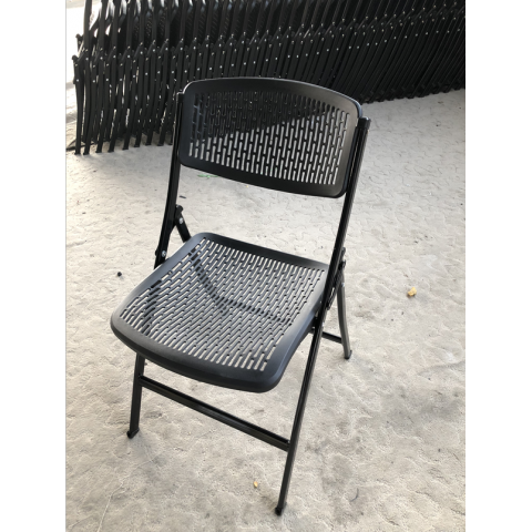 勝芳 培訓椅 塑料 可折疊椅子 職員辦公接待椅 會場靠背椅子 會議折椅 紅利家具廠辦公椅批發