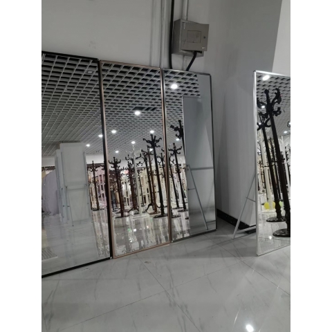 勝芳家具批發 穿衣鏡 全身鏡 試衣鏡 落地鏡 服裝店鏡子 臥室長鏡子 全身鏡 簡約 立體 移動 驕陽家具