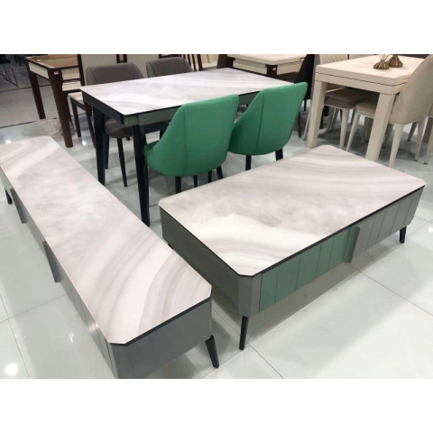 勝芳電視柜批發 板式電視柜 時尚茶幾組合 歐式電視柜 簡約電視柜 客廳家具 歐式家具 北歐 玻璃面電視柜 理石 華龍家具