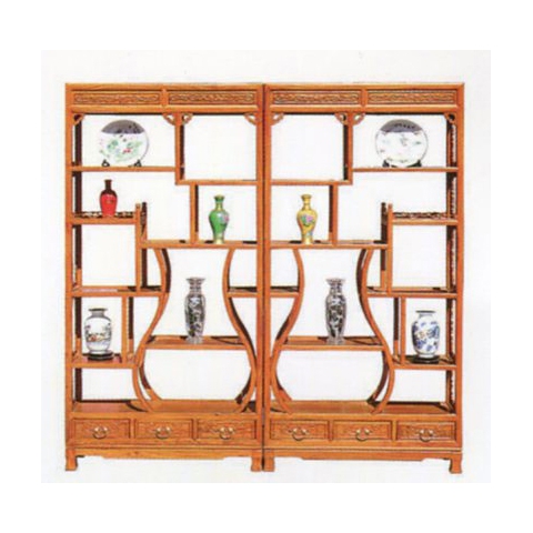 勝芳家具批發 博古架 古典家具 榆木 古董架 多寶格 陳列架 松木 古玩架 實木架 隔斷架 橡木 客廳家具 中式家具 榆香閣家具