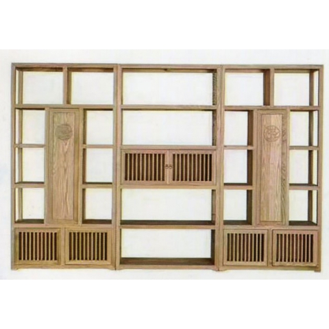 勝芳家具批發 博古架 古典家具 榆木 古董架 多寶格 陳列架 松木 古玩架 實木架 隔斷架 橡木 客廳家具 中式家具 榆香閣家具