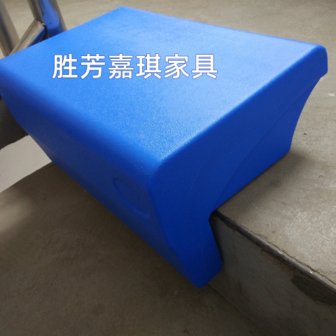 【嘉琪家具】U型平面椅-廠家直供中空吹塑椅面！中空吹塑看臺椅！質保五年！