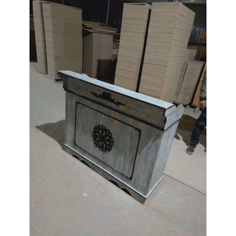 勝芳前臺桌批發 公司前臺  吧臺 板式前臺柜 儲物柜 辦公家具 板式家具 鳳陽家具