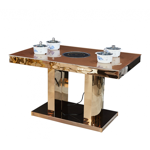 勝芳火鍋桌 不銹鋼火鍋桌 電磁爐火鍋桌 無煙凈化火鍋桌 不銹鋼花瓶腿火鍋桌 不銹鋼燈塔餐桌 不銹鋼蛇型腿火鍋桌 旋轉線不銹鋼火鍋桌 百睿蘭家具