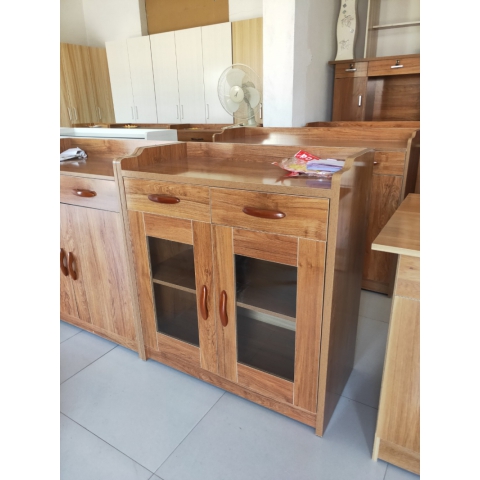 勝芳酒水柜批發 實木餐邊柜 簡易茶水櫥柜 酒水柜 帶抽屜儲物碗柜 勝發家具