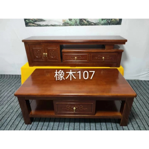 勝芳茶幾電視柜批發 實木茶幾電視柜 橡木茶幾電視柜  時尚茶幾組合 歐式 簡約 客廳家具 歐式家具 北歐  新雨林家具