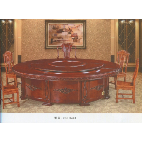 勝芳餐桌批發 酒店餐桌 轉盤 多人 餐館  飯店 桌子 餐廳 包間 包廂 酒店家具 雙全實木家具