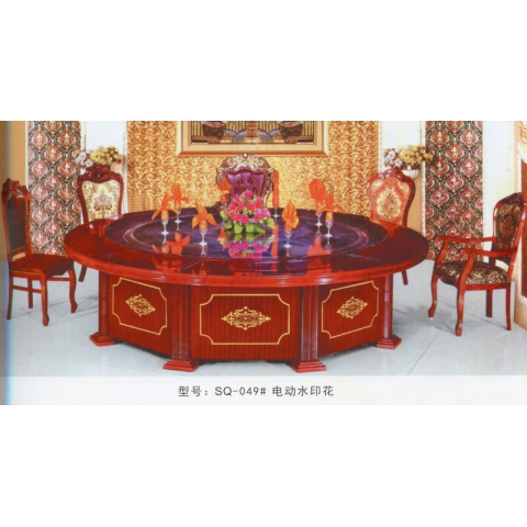 勝芳餐桌批發 酒店餐桌 轉盤 多人 餐館  飯店 桌子 餐廳 包間 包廂 酒店家具 雙全實木家具