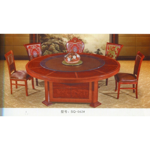 勝芳餐桌批發 酒店餐桌 轉盤 多人 餐館  飯店 桌子 餐廳 包間 包廂 酒店家具 雙全實木家具
