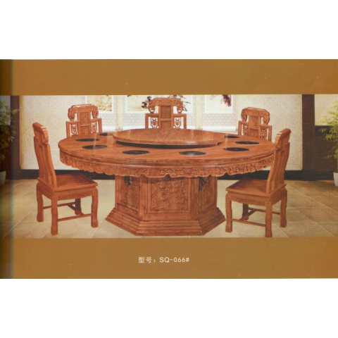 勝芳餐桌批發 酒店餐桌 轉盤 多人 餐館  飯店 桌子 餐廳 包間 包廂 酒店家具 雙全實木家具