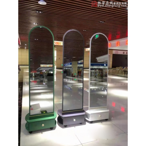 勝芳家具批發 穿衣鏡 全身鏡 試衣鏡 落地鏡 服裝店鏡子 臥室長鏡子 全身鏡 簡約 立體 移動 驕陽家具