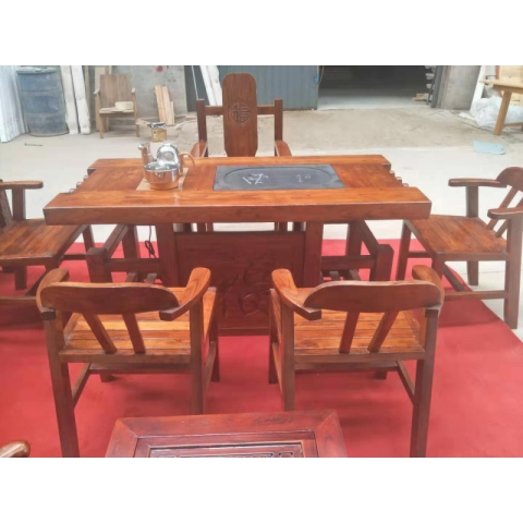 勝芳茶桌批發 功夫茶桌 泡茶桌 飲茶桌 品茶桌 茶桌組合 簡約實木茶桌 中式茶桌 中式家具 茶桌 客廳家具 榆香閣家具