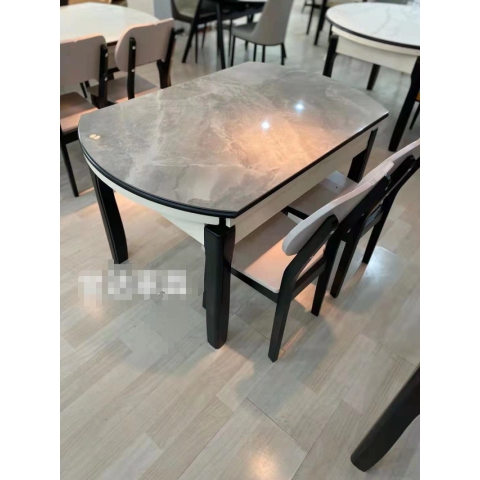 勝芳餐桌批發 方桌 餐桌   抽拉臺 巖板餐桌 巖板餐臺 實木巖板餐桌 簡約餐桌 巖板餐桌椅 小戶型巖板餐桌 餐桌椅組合 餐廳家具 磊梁家具