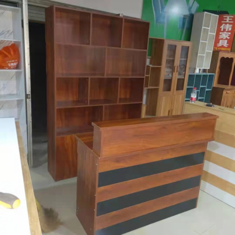 勝芳收銀臺批發 吧臺 前臺接待桌 收銀臺 收款臺 支持定制收銀臺 服裝店收銀臺 飯店收銀臺 柜臺 接待柜臺 板式收銀柜臺 接待臺 商業家具 王偉家具批發