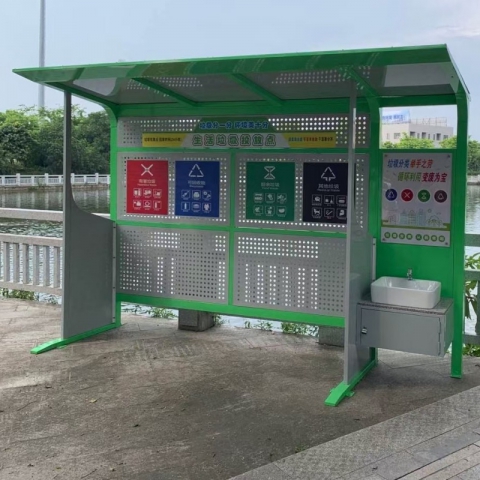 勝芳垃圾分類亭 批發(fā) 分類房 垃圾分類屋 垃圾分類房 垃圾收集點 垃圾投放點  垃圾站  垃圾屋   垃圾回收站博涵戶外家具