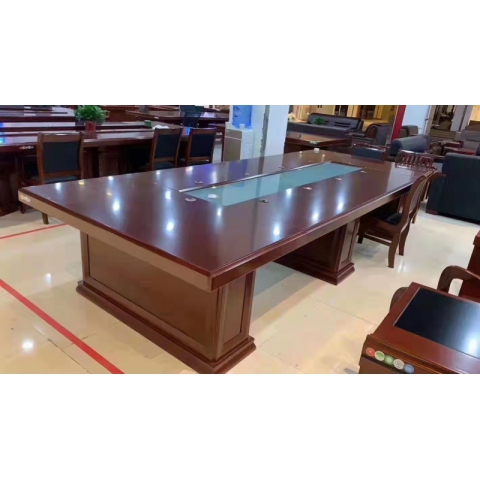 勝芳會議桌批發 辦公室小型會議桌 長條辦公會議桌 長條桌 簡約現代大培訓桌  中瑞家具