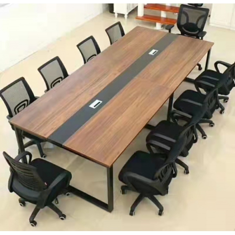 勝芳會議桌批發 辦公室小型會議桌 長條辦公會議桌 長條桌 簡約現代大培訓桌  中瑞家具