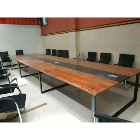 勝芳會議桌批發 辦公室小型會議桌 長條辦公會議桌 長條桌 簡約現代大培訓桌  中瑞家具