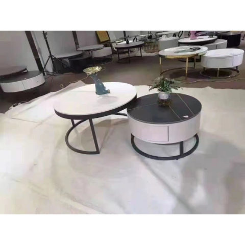 勝芳茶幾批發 不銹鋼 鐵藝 巖板 板式  茶幾 簡約現代北歐 茶桌 家用 小戶型 客廳 方形桌子 高低組合 創意小茶臺  鑫尚億家具