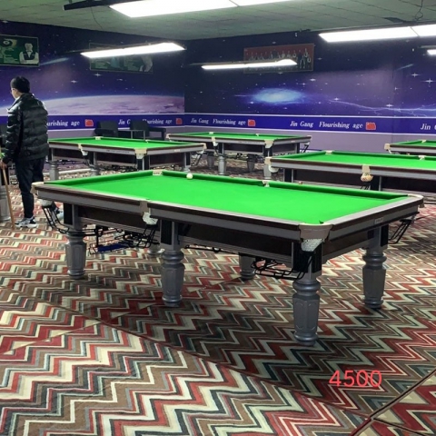 臺球桌標準型斯諾克星牌 臺球桌標準型成人臺球桌球房球廳中式黑八成人標準型美式桌球臺室內家用乒乓二合一 商用款定制定金