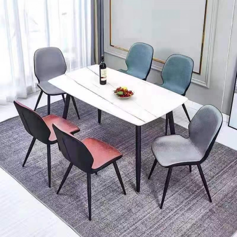 勝芳餐桌 玻璃餐桌 玻璃餐臺 小戶型餐桌 鋼化玻璃餐桌 熱彎玻璃餐桌 時尚簡約 餐廳家具 餐廚家具批發 尚正家具