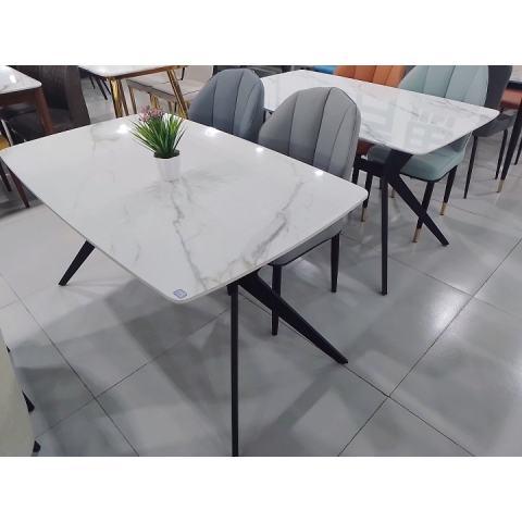 勝芳餐桌批發 理石餐臺 歐式餐桌椅 巖板餐臺 簡約餐桌椅 小戶型理石餐桌  餐廳家具  百思德家具