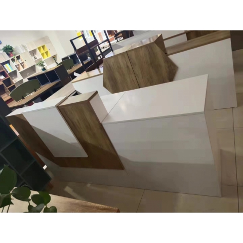 勝芳收銀臺批發 吧臺 前臺接待桌 收銀臺 收款臺 支持定制收銀臺 服裝店收銀臺 飯店收銀臺 柜臺 接待柜臺 板式收銀柜臺 接待臺 商業家具 王偉家具批發