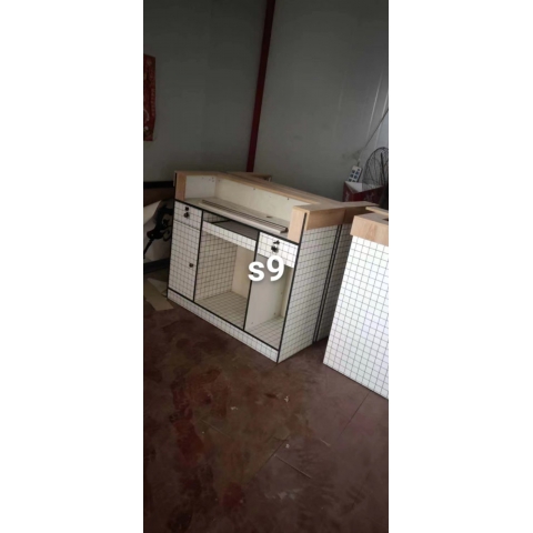 勝芳收銀臺批發 吧臺 前臺接待桌 收銀臺 收款臺 支持定制收銀臺 服裝店收銀臺 飯店收銀臺 柜臺 接待柜臺 板式收銀柜臺 接待臺 商業家具 王偉家具批發