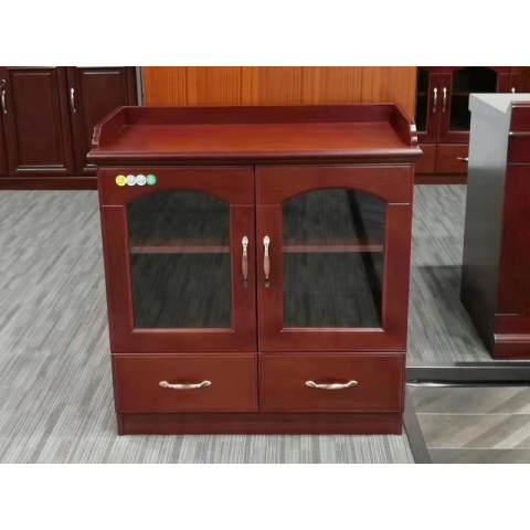 勝芳茶水柜批發 儲物柜 實木茶水柜 實木辦公儲物柜 辦公家具 中瑞家具