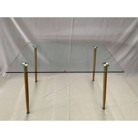 勝芳北歐風餐桌  玻璃餐臺  簡約時尚飯桌批發  西匯家具