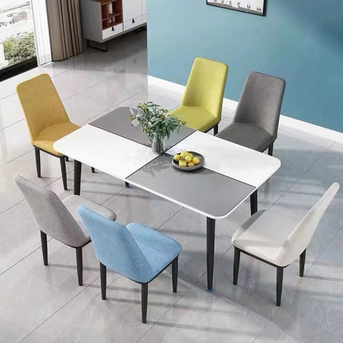 勝芳餐桌批發 桌子 餐臺 餐桌 時尚餐桌 輕奢餐桌 小戶型餐桌 巖板桌 餐廳家具 廚房家具 華陽家具