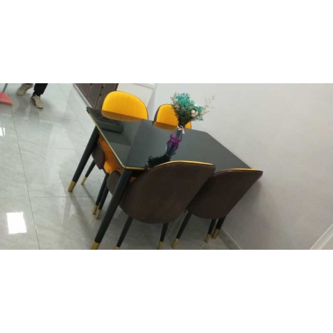 勝芳餐桌批發 理石餐臺 歐式餐桌椅 巖板餐臺 簡約餐桌椅 小戶型理石餐桌 餐廳家具 億恒怡美嘉家具