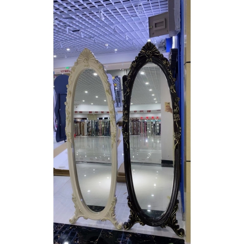 勝芳家具批發 鋁合金穿衣鏡 全身鏡 試衣鏡 落地鏡 服裝店鏡子 臥室長鏡子 全身鏡 簡約 立體 移動 驕陽家具