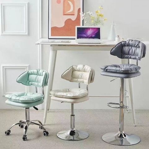 勝芳酒吧椅批發 酒吧臺椅子 復古美式吧椅 高腳椅凳 KTV前臺椅 高腳椅 吧臺凳 理發椅 靠背酒吧椅 升降椅 鑫寶家具