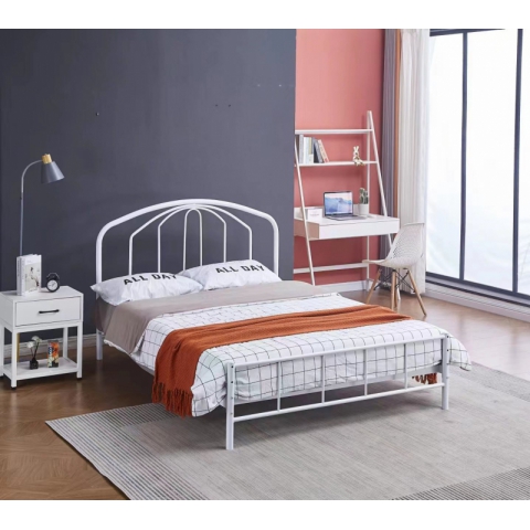 勝芳床鋪批發雙人床 鐵床 鐵藝床 雙人5床 折疊雙人床 鐵藝雙人床 雙人板床 金屬床 臥室家具 歐博瑞家具