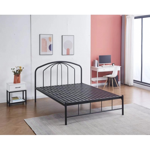 勝芳床鋪批發雙人床 鐵床 鐵藝床 雙人床 折疊雙人床 鐵藝雙人床 雙人板床 金屬床 臥室家具 歐博瑞家具