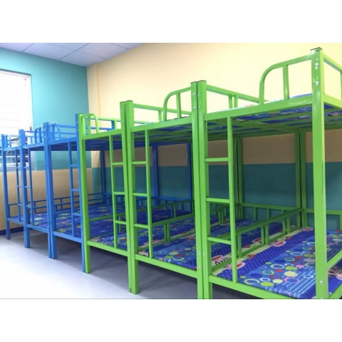 勝芳床鋪批發 輔導班午托床 上下床 高低床 小學生鐵床 上下鋪  雙層床 鐵架床 鐵藝床 福牛家具