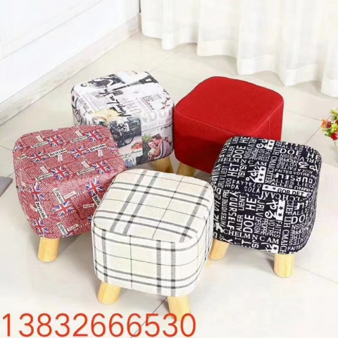 勝芳沙發凳批發 可拆洗凳子 換鞋凳 沙發凳 矮凳 坐墩 方皮墩批發 客廳家具 臥室家具 華陽沙發